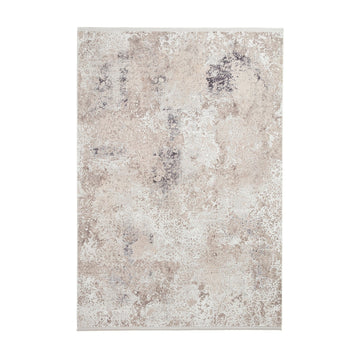 Bellagio 9196 Modern Abstract Marbled Distressed Metallic Shimmer Soft Textured Ultra High-Density Low Profile Short Pile Beige Rug-Think Rugs-Rug Love - The Most Loved Rug Store